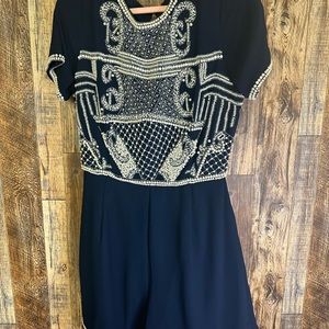 Maya tall embellished romper with split